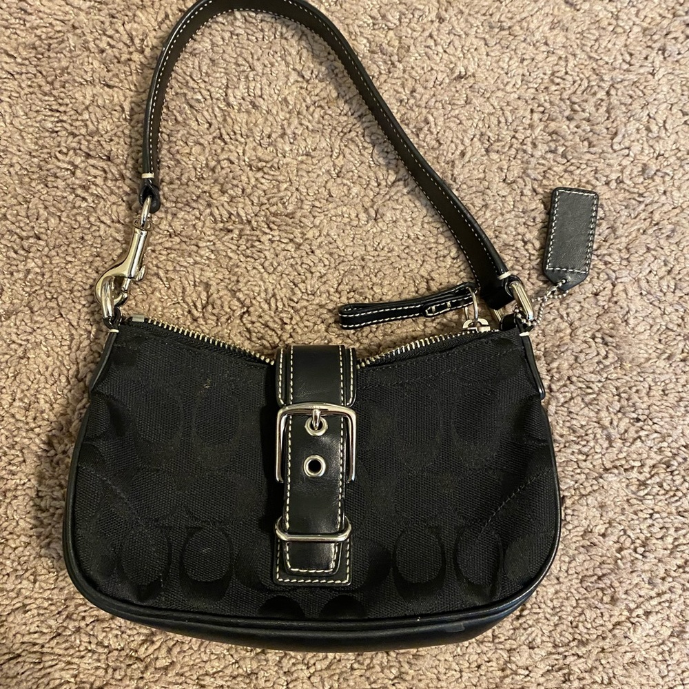 Black Coach hobo purse